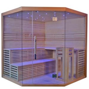 China Bedroom Corner Steam Sauna Room Large Capacity Family 8 People Use on sale