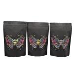Wholesale Custom Eco Friendly Kraft Paper Packaging Bag with Spot UV Resealable