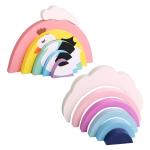 6 Pieces Colorful Building Blocks Educational For Children Newborn