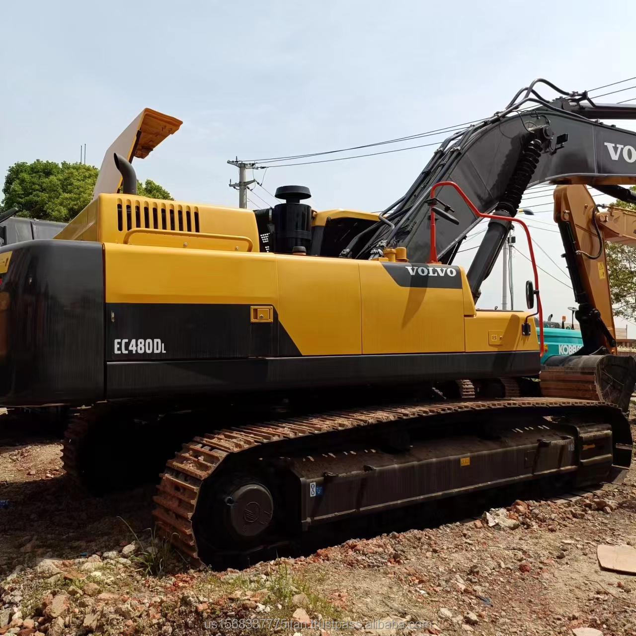 Original Japan Used VOLVO EC480 Excavator with 270kw Power and Original Hydraulic Cylinder