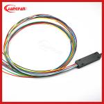 Closed 12 Cores Ribbon Cable Splitter 53x112x7.6 PLC Divider Indoor Bare Flat