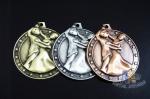 High 3D Effec Custom Engraved Sports Metal Dance Running Fencing Medals And