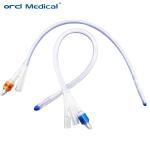 Medical Silicone Urethral Catheter 3 Way 16Fr 18Fr 20Fr 22Fr 24Fr
