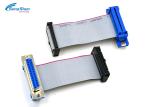 2.54mm Pitch Computer Ribbon Cable , Gray Jacket Flat 26 Pin Ribbon Cable