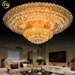 Modern K9 Crystal Chandelier Luxury LED Ceiling Light for Hotels Living Rooms