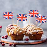 6.5cm Decorative Cocktail Stick Flags Wooden Cake Burger Toothpick Flags