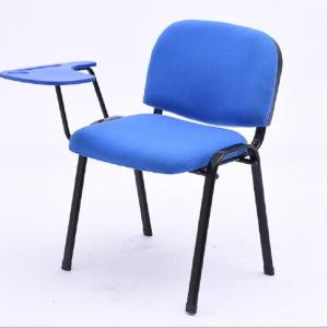Wholesale Blue Ergonomic Office Chair , Meeting Room Or Visiting Room Chairs Without Wheels from china suppliers