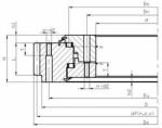 Slewing bearings Three-row cylindrical rollers slewing ring bearings SW-2240.25