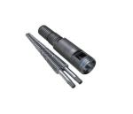 51/105 55/110 92/188 Bimetallic Conical Twin Screw Barrel For Spc / Lvt Extruder