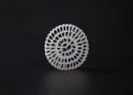 Virgin HDPE Material MBBR Bio Media White Color And 25*4mm Size High Surface
