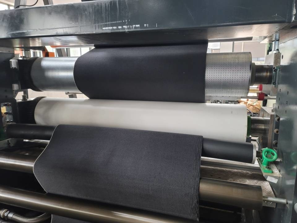 Floor Door Mat Artificial Grass Back PVC TPR TPE Carpet Coating Backing Making Machine