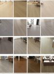 Eco-Friendly V Groove Laminate Flooring with V Groove Edge Style in Black Grey
