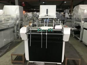 Wholesale High Speed Industrial Box Making Machines , Small Cardboard Box Making Machine from china suppliers