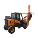 Guardrail Pile Driver Wheeled Highway Guardrail Drilling Machine Vibro Machine