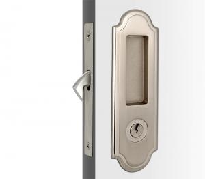 Wholesale Residential Mortise Metal Sliding Door Locks Satin Nickel Finishing from china suppliers