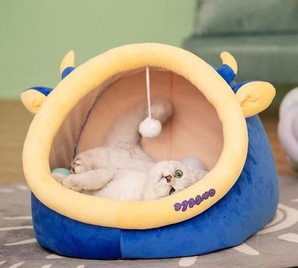 Amazonas Hot Sale Removable And Washable Fall And Winter Cartoon Pet Bed For Cat