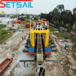US Currency Customized Hydraulic Sand Dredger with Caterpillar Diesel Engine 180