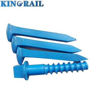 Wholesale Rail Spike Cut Track Spike Crampon Dog Spike 5/8&quot;*6&quot; 9/16&quot;×5-1/2&quot; A3 Q235 45# 55# from china suppliers