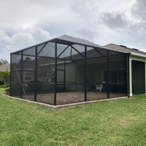 Wholesale Charcoal Pool and Patio Screen 0.33mm Wire Diameter Pest Resistant in 6-9ft UV Protected from china suppliers