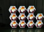 OEM P4 Creative LED Display Screen Hexagon For Airport Subway