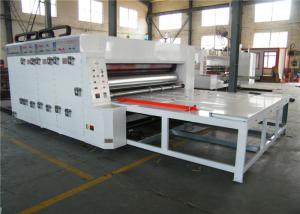 Wholesale Semi Automatic Flexo Printer Slotter Machine Chain Feeding Mode 5.5 Kw Power from china suppliers