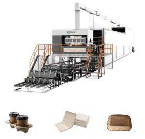 Wholesale Single Use Coffee Cup Tray Machine Automatic Paper Cup And Plate Making Machine from china suppliers