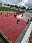 Easy Installation Athletic Running Track High Shock Absorption