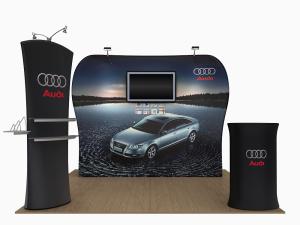 Wholesale 20 Feet Tension Fabric Exhibition Stands Fabric Tube Display Weather Resistant from china suppliers