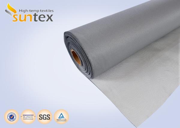 Welding PU Coated Fiberglass Fabric Cloth Fire Barrier M0 Isolating Fabric