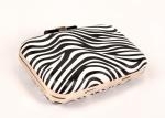 Luxury Black And White Colored Evening Clutch Bags Fashion Leather Material