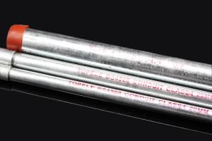 Wholesale BS4568 1970 Conduit Class 4 Steel Electrical Conduit Pipe With Coupler And Cap from china suppliers