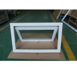 PVC Frame Double Glazed Sash Windows Waterproof Bathroom Awning Windows