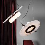 Nordic modern art chandelier creative hotel bar hotel marble chandelier