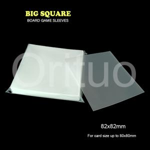 Wholesale 82x82mm Board Game Sleeves / Square Card Sleeves Cpp Double Matte Non Glare from china suppliers