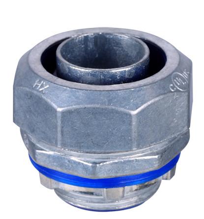 UL Listed Liquid Tight Connectors Straight , Liquid Tight Connector For Flexible