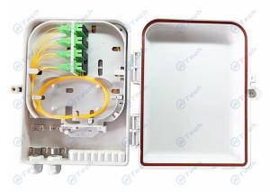 Wholesale SC APC Connector Fiber Optic Cable Box , 16 Cores 16 Port Fiber Splitter Distribution Box from china suppliers