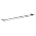 Mirror Polished Double Towel Rod Contemporary Wall Mounted Towel Rack Sus 304