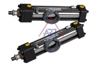 Wholesale MGHC Tie Rods Hydraulic Oil Cylinder With Proximity Sensor Oil Working Temperature -10~+60℃ from china suppliers