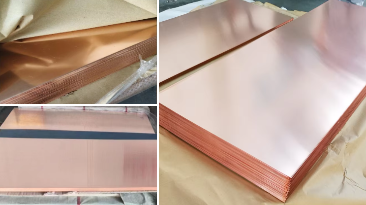 Premium Decorative Brass Copper Sheets 0.15mm-2.2mm 1/4H Temper For Construction, Electronics