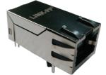 08261D4TM1-F POE RJ45 Connector Quad Port 1x4 Gigabit Magjack 10/100/1000 Lan