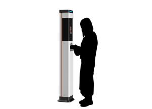 Wholesale Face Recognition Temperature Automatic Hand Sanitizer Dispenser With Stand from china suppliers