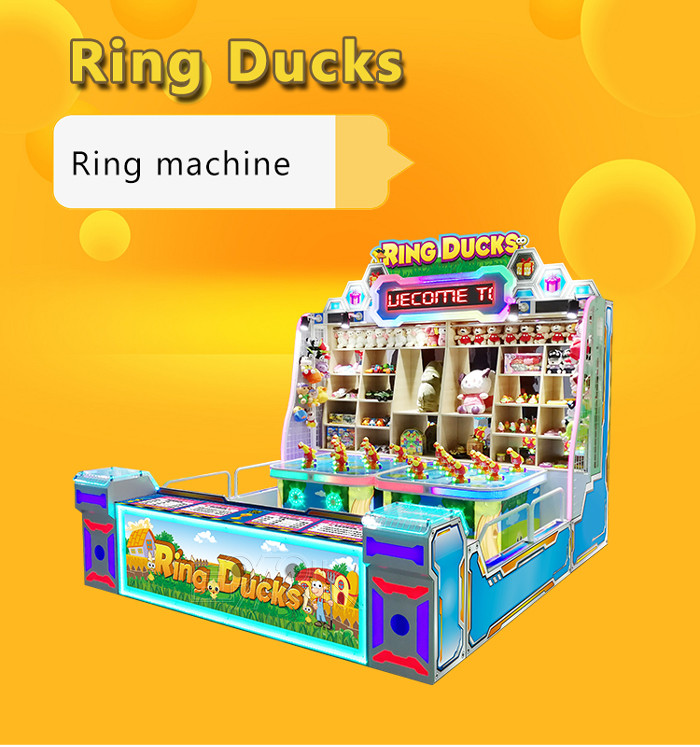 Popular Electronic Arcade Simulator Commercial Shopping mall Ring Ducks Game Machine