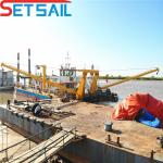 Hydraulic Spud or Spud Carriage Position Way Cutter Suction Sand Dredger with