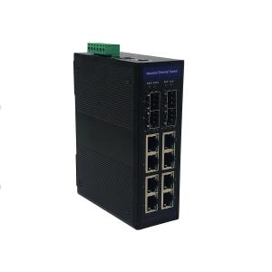 Wholesale Industrial 8-port 10/100/1000T 802.3at PoE + 4-port 100/1000X SFP Managed Ethernet from china suppliers