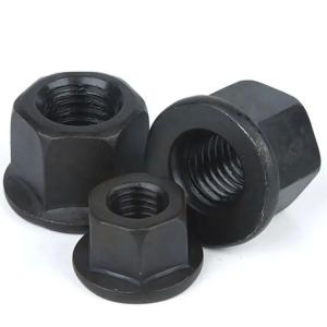 Wholesale Flange Hex Head Nuts Grade 8 Heavy Hexagon Black Oxide Nut For Automotive Industry from china suppliers
