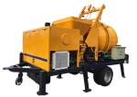 Trailer Mounted Concrete Mixer Pump Light Weight Portable Concrete Mixer With