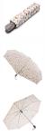 Colorful Leaf Pattern 8mm Metal Shaft Foldable Umbrella For Women