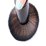 Black Color Telescopic Blush Brush , Setting Powder Brush Shading And Highlighti