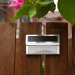Warm Light 3000K Solar Wall Lamps Versatile Outdoor Solar Lamps 8-10 Hours