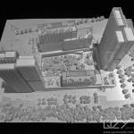 1/500 HSA Architectural Concept Model Guangzhou Knowledge City Project 100KG
